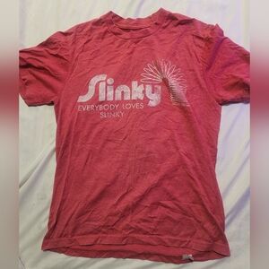 Old Navy Red Graphic 'Slinky' Short Sleeve Tee